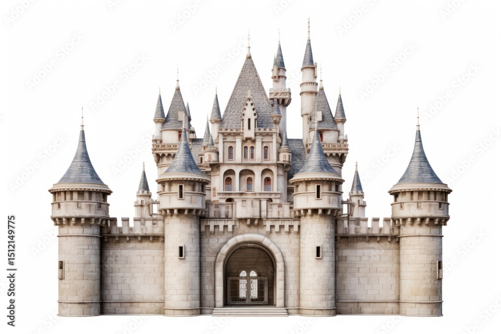 Obraz premium Castle architecture building tower.