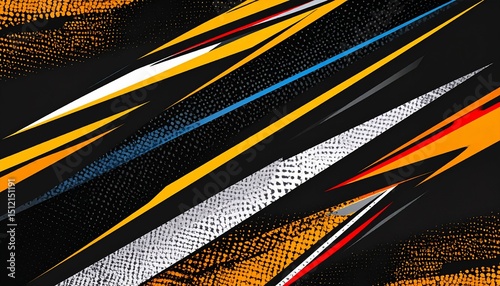 Geometric lines with halftone pattern - ideal for website backgrounds