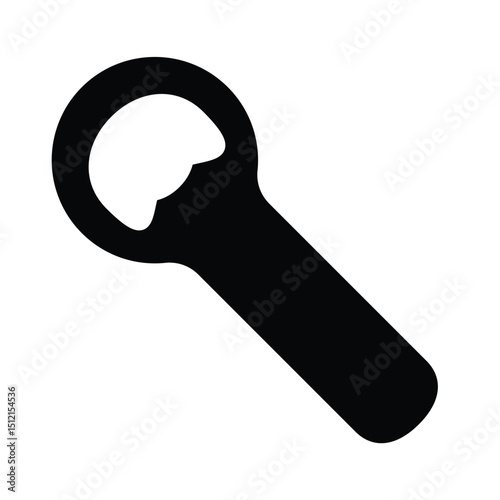Bottle opener icon design template