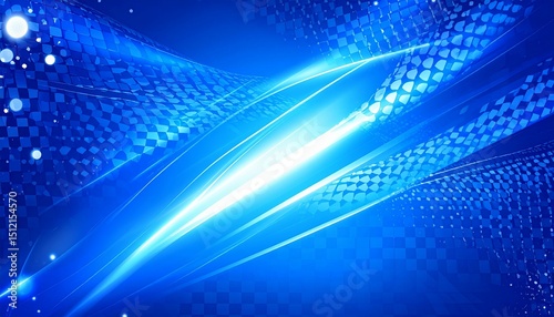 Blue abstract speed background with checkerboard - great for design inspiration