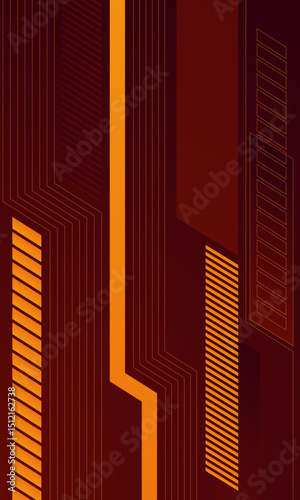 Abstract Background Futuristic Gaming With Gradient Colour