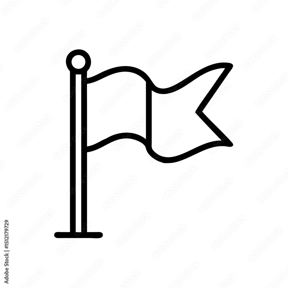 Fototapeta premium flag icon design