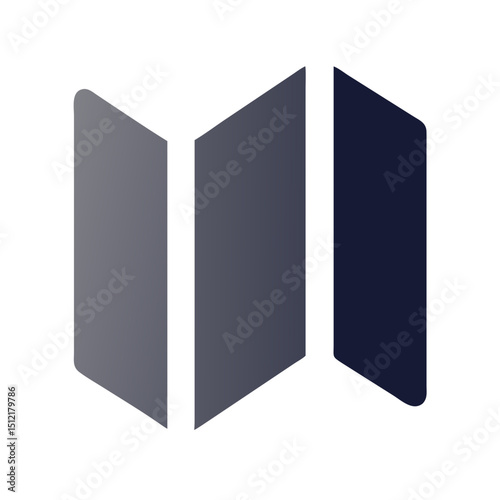 fold collapsed navigation menu icon design