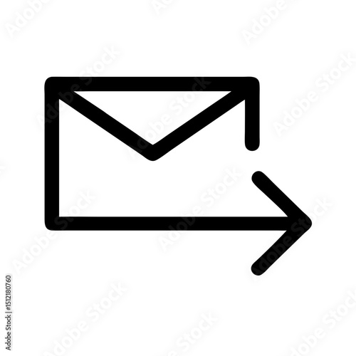 forward email arrow icon design