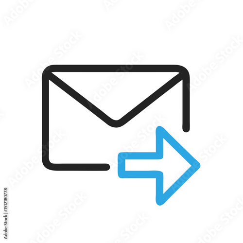 forward email arrow icon design