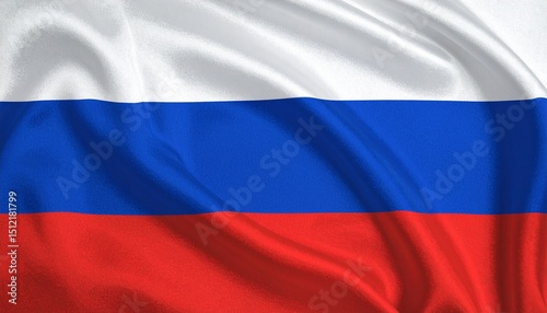 russian flag waving