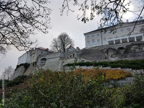 Staircase to Toompea hill in Tallinn, Estonia photo