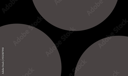 black abstract background with circle motif