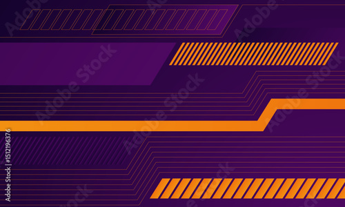 Abstract Background Futuristic Gaming With Gradient Colour