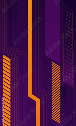 Abstract Background Futuristic Gaming With Gradient Colour