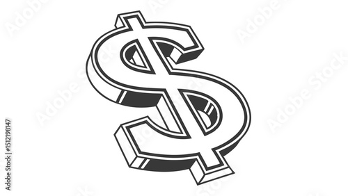 man with dollar symbol