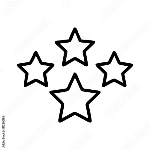 half star rating icon design