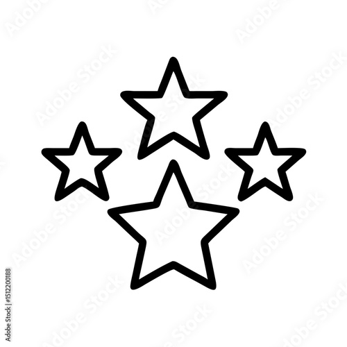 half star rating icon design