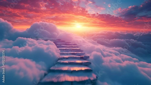Staircase to the Clouds A Symbolic Journey of Business Vision