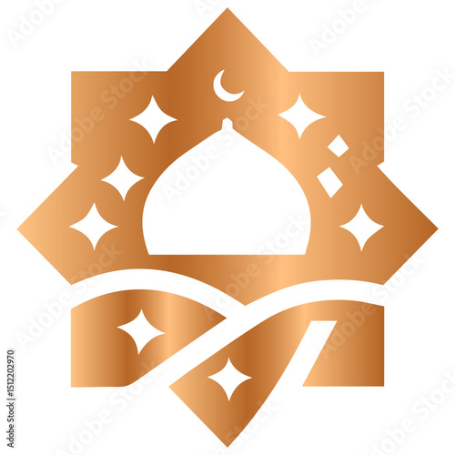 Exquisite ornamental mandala sophistication captured in radiant golden design