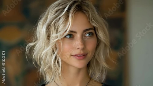 Wallpaper Mural Calm reassuring therapist portrait Torontodigital.ca