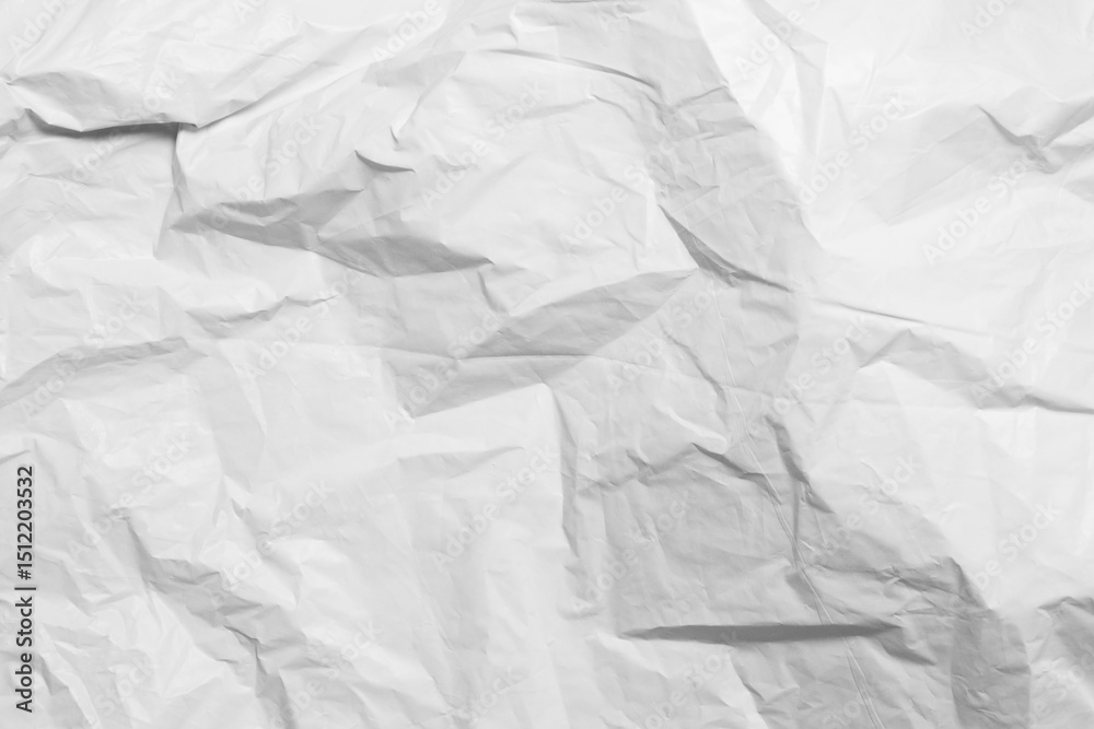 Obraz premium White plastic bag texture background close up.