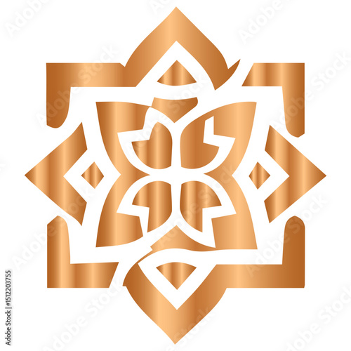 Radiant gold mandala patterns celebrating opulent digital perfection