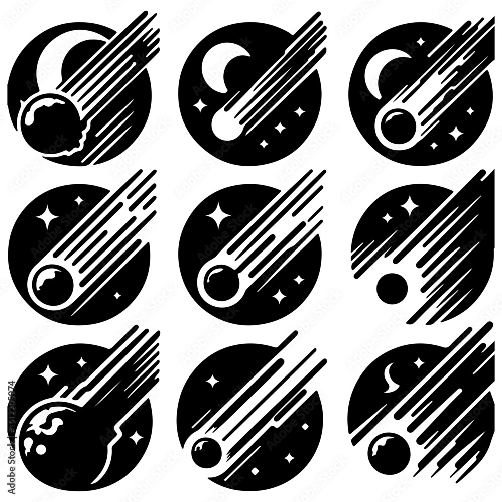 The seamless fusion of space speed and glowing cosmic meteor aesthetics The seamless fusion of space speed and glowing cosmic meteor aesthetics