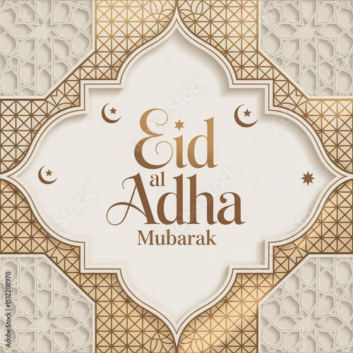 Eid al Adha gold luxury social media post 