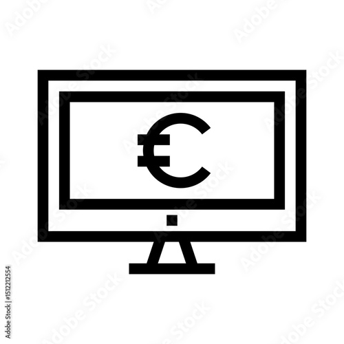 Euro Currency on Computer