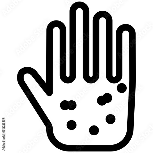 Skin Rash or Dermatitis Icon