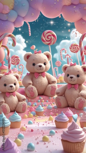 teddy bear and heart