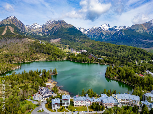 Eine Runde um den Tschirmer See in der Slowakei (Štrbské pleso)