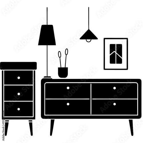 set of furniture