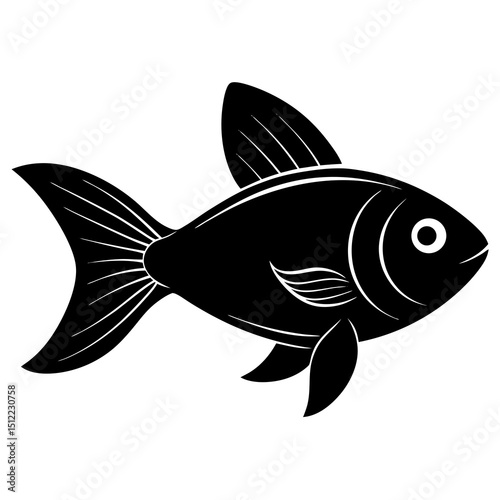 fish on a white background