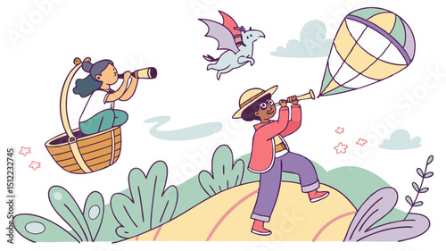 An imaginative adventure built on shared dreams and playful invention.