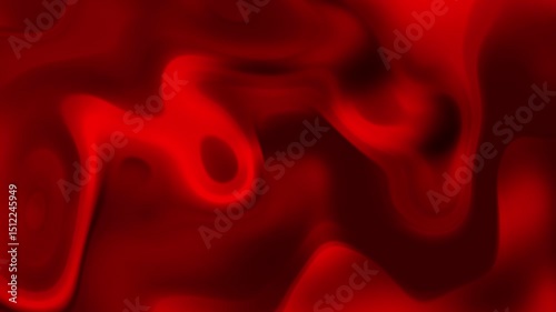 Abstract red flowing texture background video footage seamless loop dynamic motion graphics vibrant color palette modern design element suitable for presentations websites film projects 