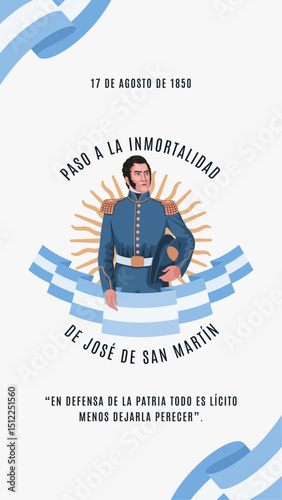 Post de San Martin. paso a la inmortalidad del general José de San Martín. 17 de Agosto de 1850	
