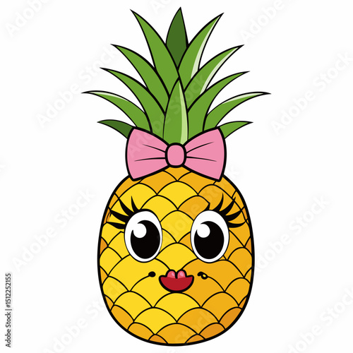funny cartoon pineapple