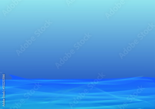 abstract blue background with waves