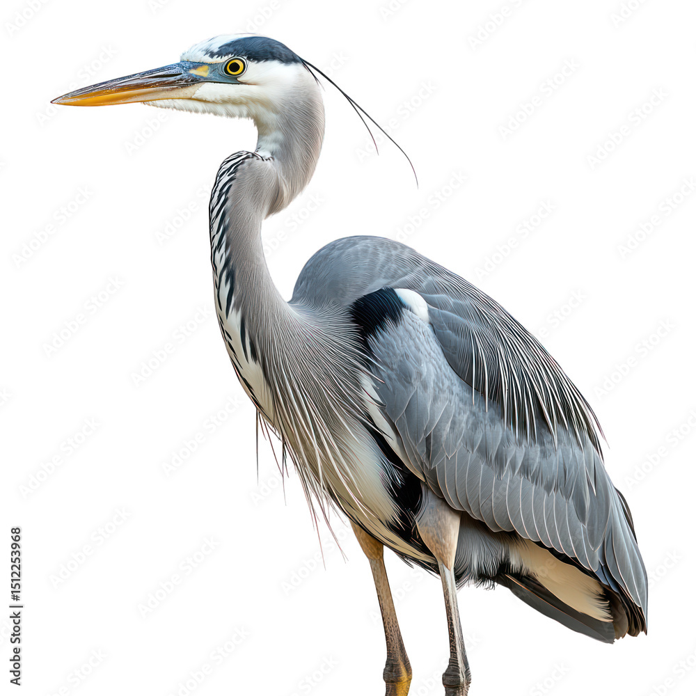 Fototapeta premium Grey heron profile