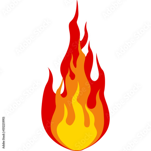 fire flames  vector 