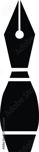 Fountain pen icon. Simple illustration of fountain pen vector icon for web