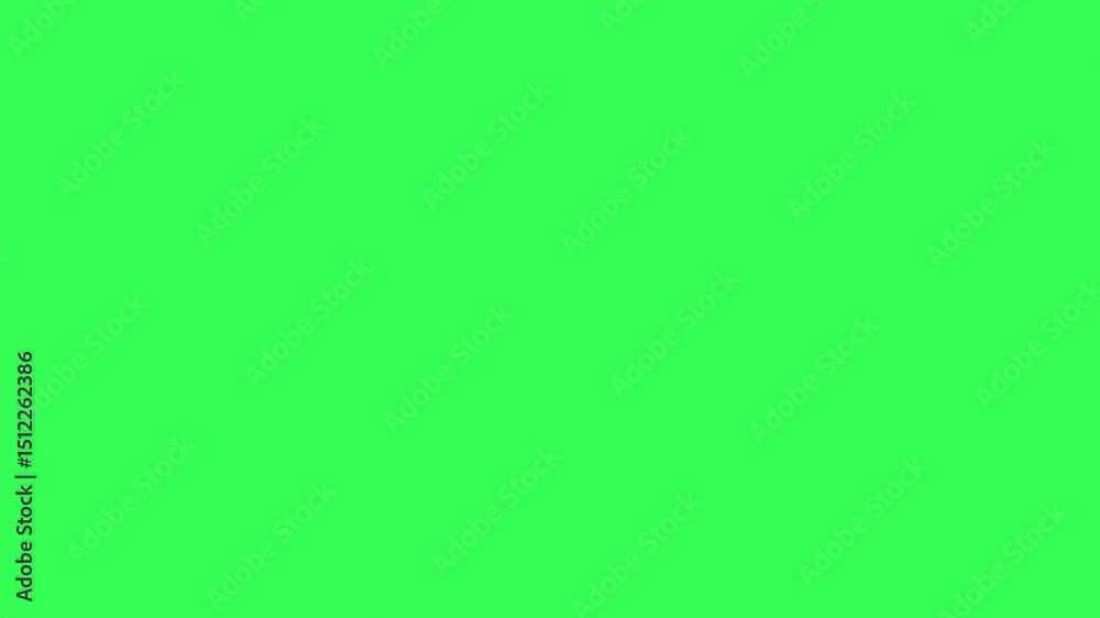 COUNT DOWN 5, 4 , 3 , 2, 1 with green screen background. 