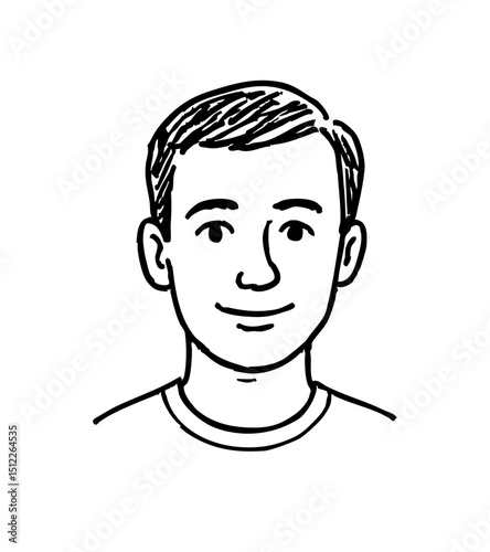 Chalk Doodle Art Profile Picture People