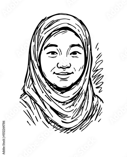 Chalk Pencil Doodle Art Profile Picture People