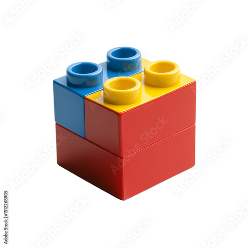 building blocks isolated on white