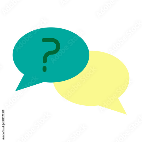 Question Mark Vector Flat Icon Design