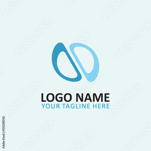 example logo for business, company logo. Brand identity