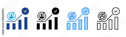 Self Actualization icon sheet multiple style collection