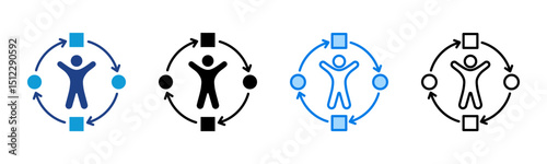 Adaptability icon sheet multiple style collection
