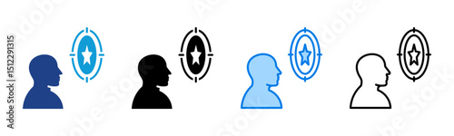Focus icon sheet multiple style collection