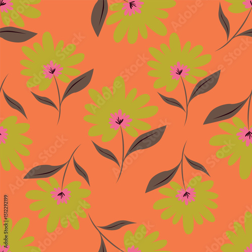 Cute seamless vector floral pattern. Endless print made of small purple and lilac flowers. Summer and spring motifs. Black background. Stock vector illustration.
