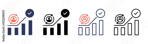 Self Actualization icon sheet multiple style collection