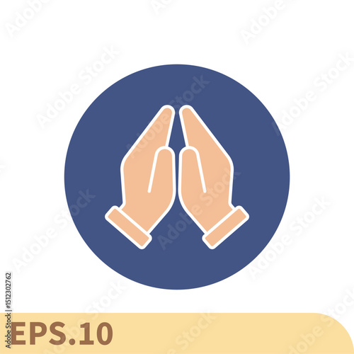 pray icons  symbol vector elements for infographic web